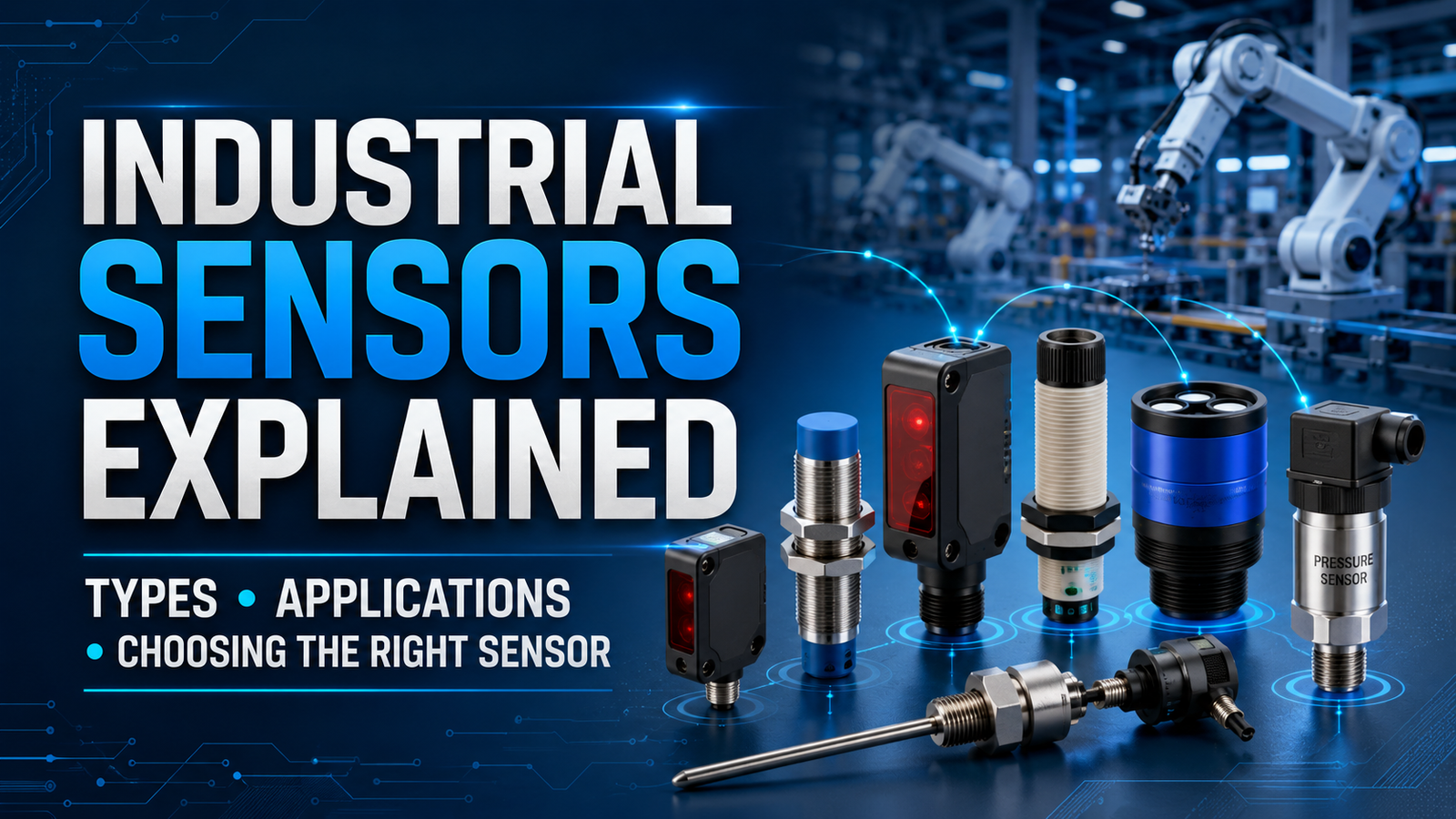 Industrial Sensors Explained: Types, Applications, and How to Choose the Right Sensor